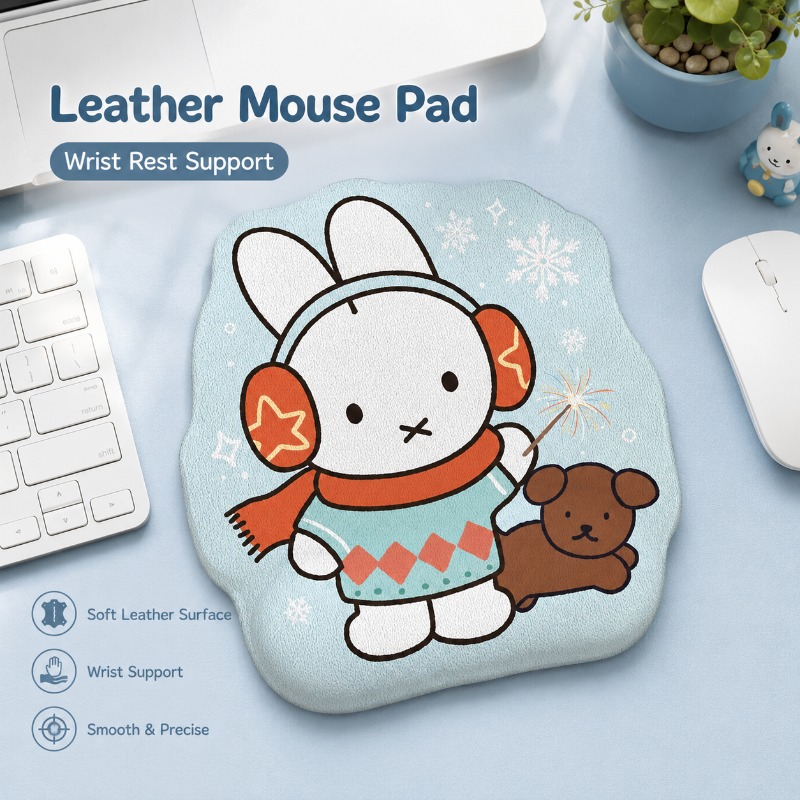 Leather Desk Pad - Alfombrilla de ratón de cuero Anime