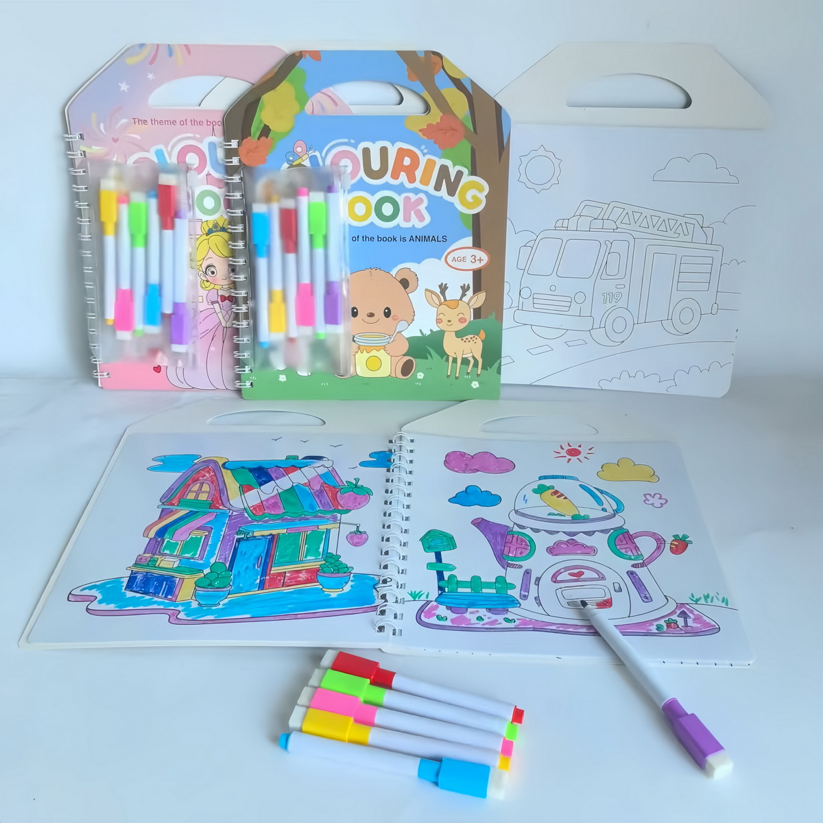 Copic Marker Sketch - 1 Juego de libro para colorear