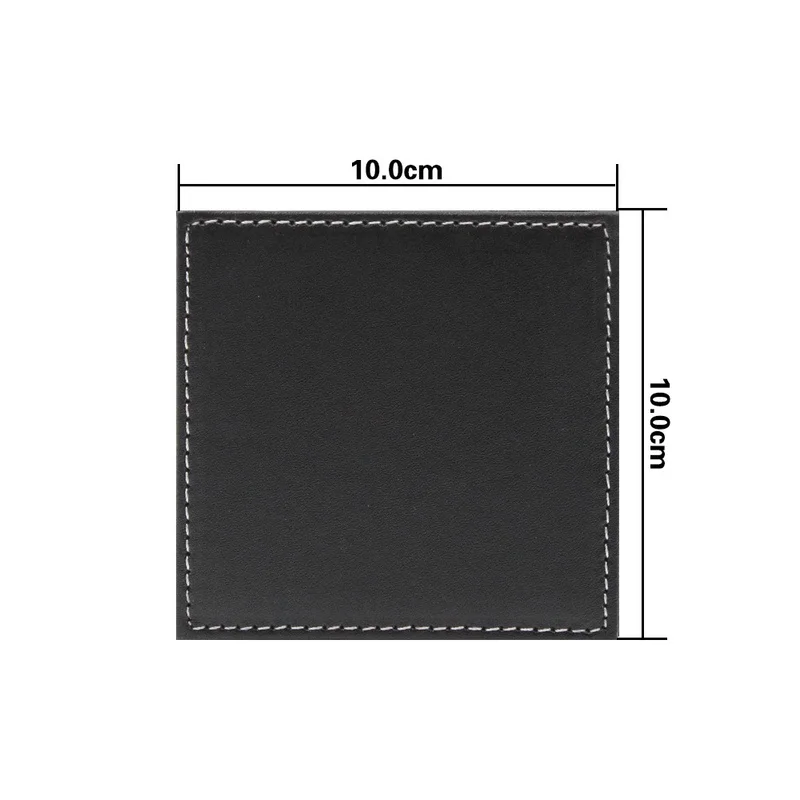 6 unids/set de posavasos de cu - Leather Desk Pad reseña y precio