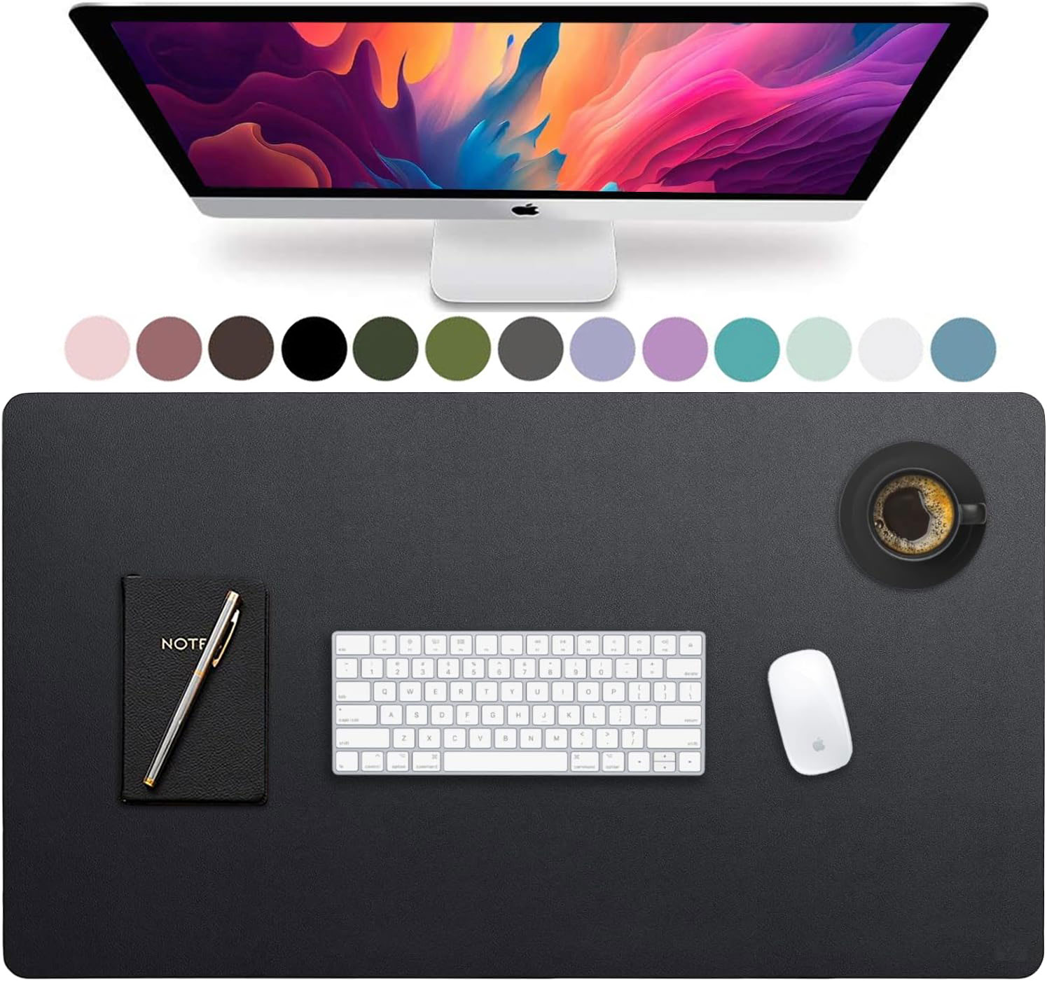 Alfombrilla de Escritorio Gran - Leather Desk Pad reseña y precio