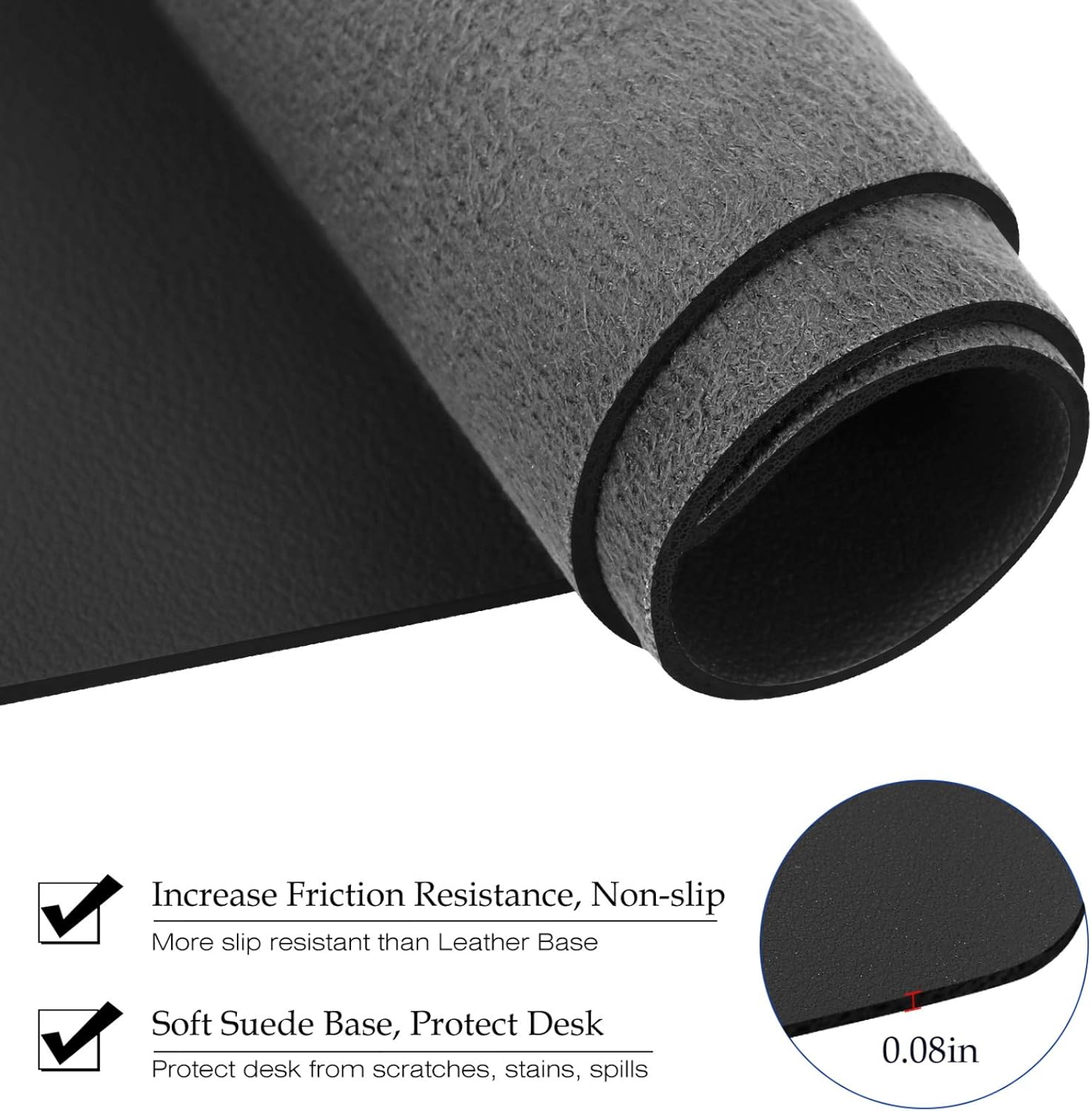Alfombrilla de Escritorio Gran - Leather Desk Pad reseña y precio