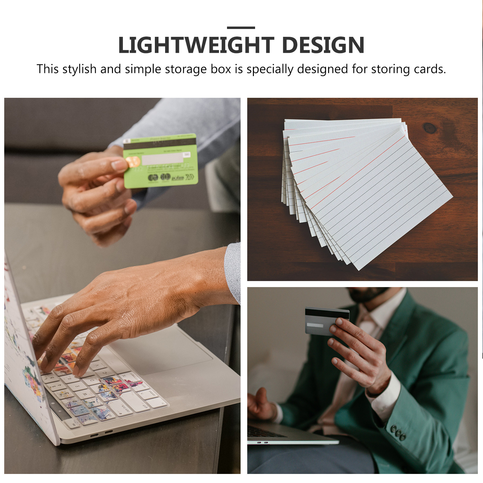 4 cajas organizadoras de tarje - Index Card Holder reseña y precio
